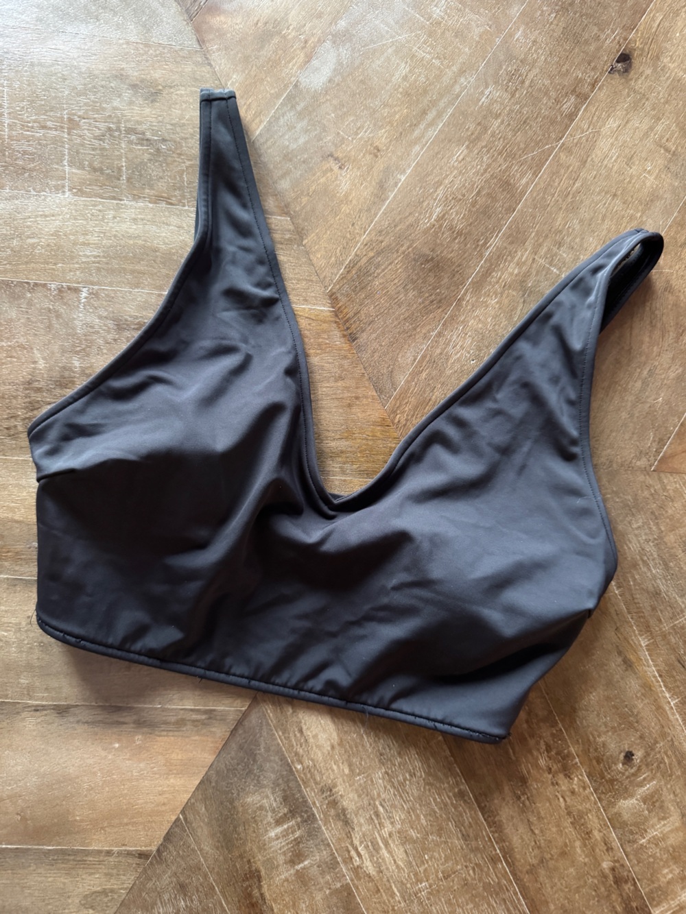 Kortni Jeane Black Bikini Top Sz Medium